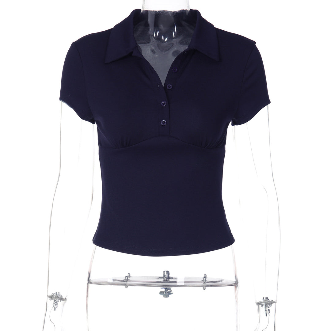 Damer Korte ærmede Polo-shirt med figursyet pasform Skovae