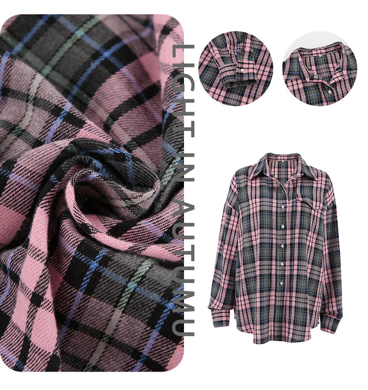 Dame Oversized Karoshirt med moderne snit og kvalitetsmaterialer Stilla