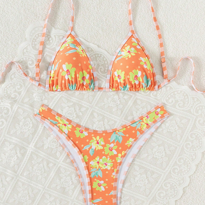 Dame blomsterprint bikini-sæt Stilla
