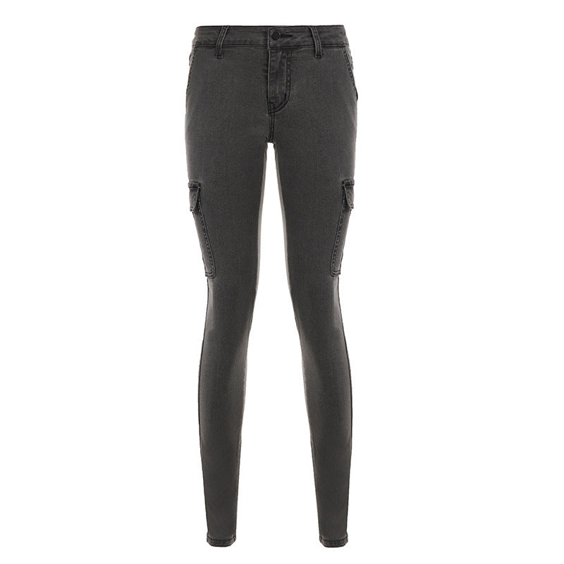 Herren cargo jeans i moderne slim-fit stil Skovae