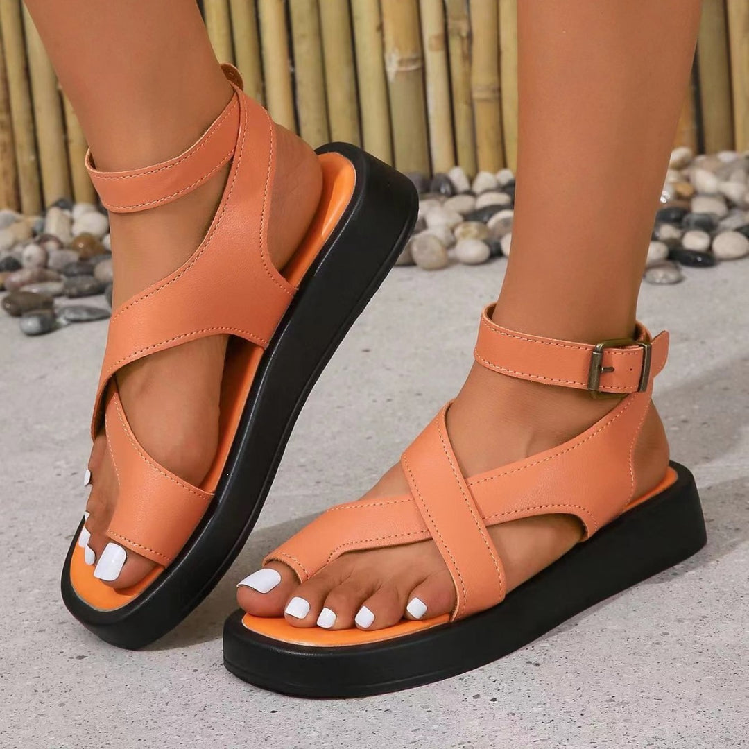 Dame afslappede sandaler med justerbare stropper og skridsikker sål Stilla