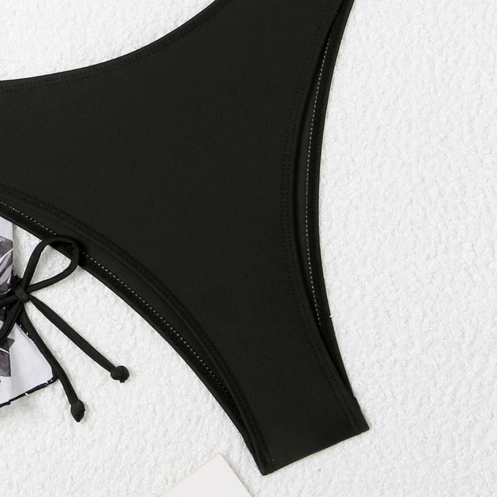 Dame Triangel-Bikini med elegant omslagsskjørt Skovae
