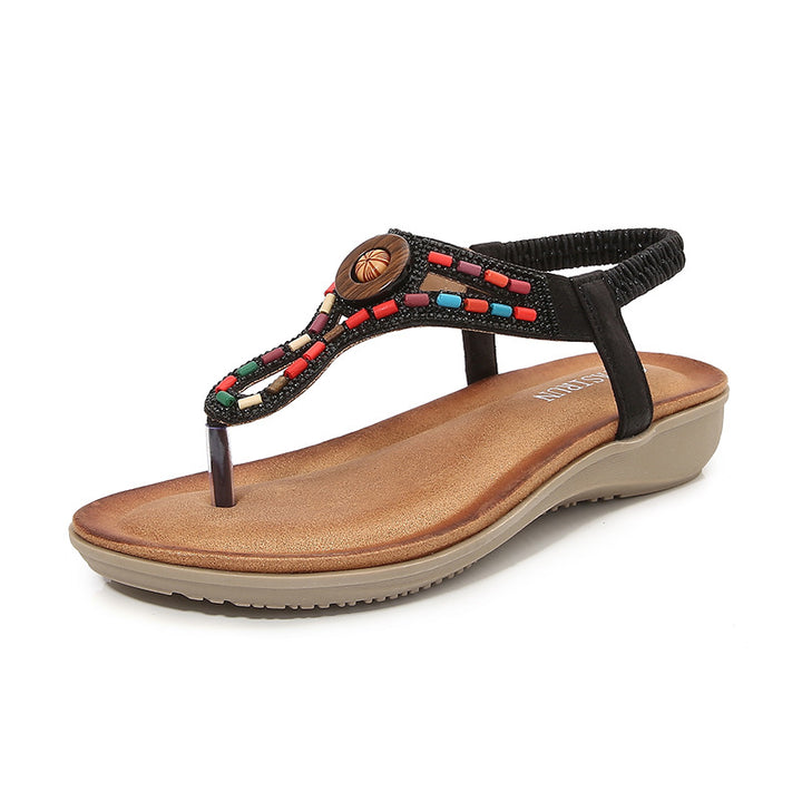 Damer Elegante Strop Sandaler med farverige udsmykninger Stilla