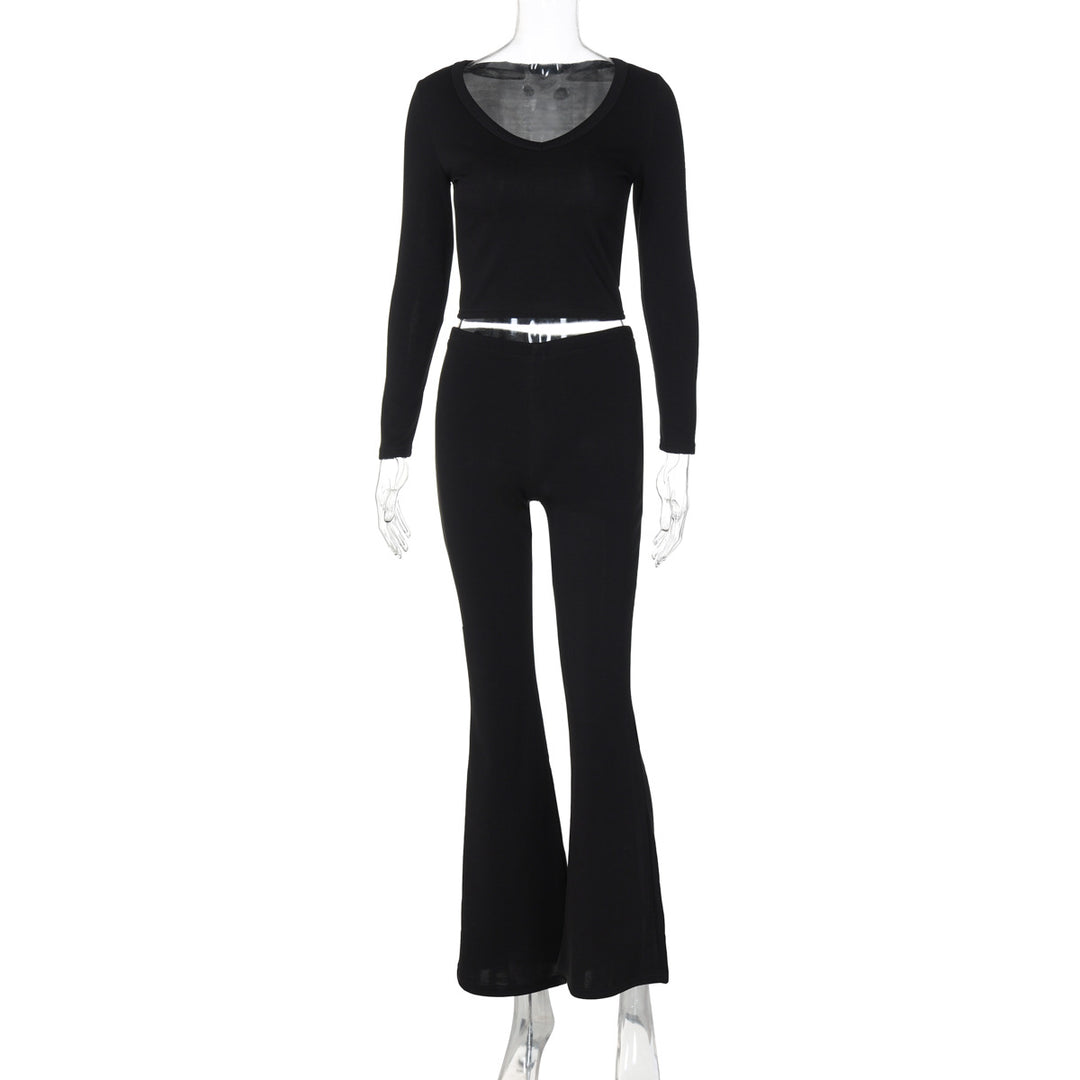 Dame mode jumpsuit med afslappet snit og blød materiale Skovae