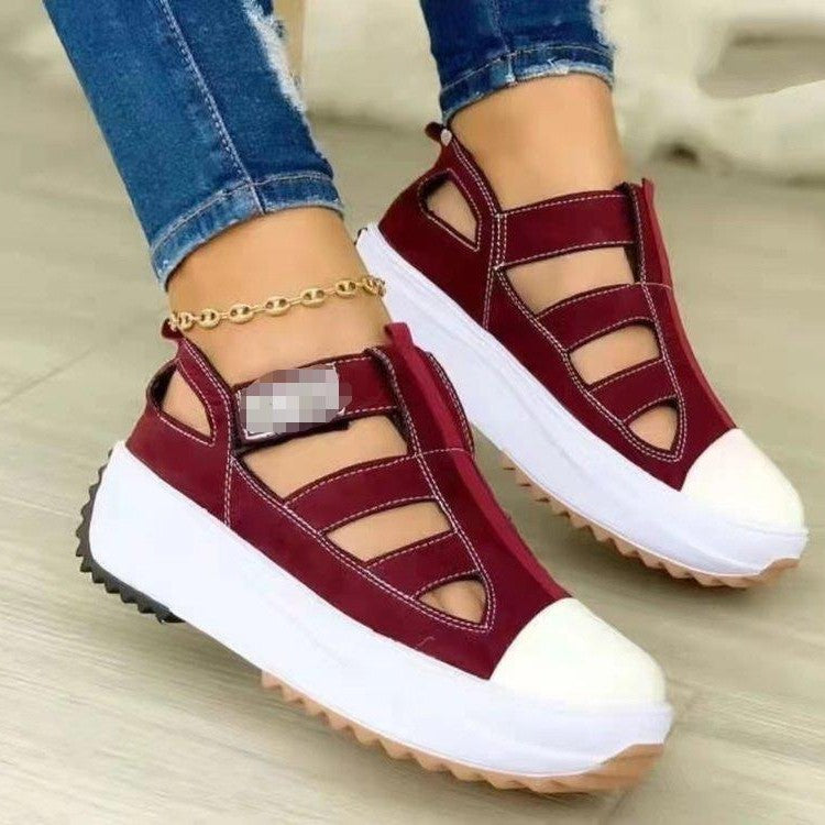 Dame trendy Slip-On Sneakers med åndbar overfladestruktur og skridsikker sål Stilla