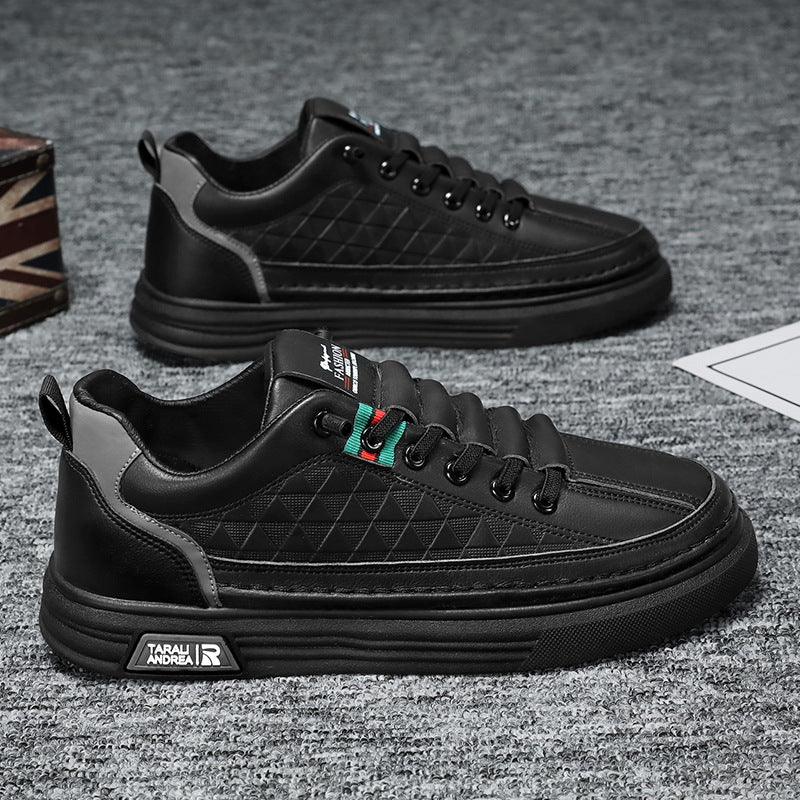 Herrer stilfulde afslappede sorte sneakers Stilla
