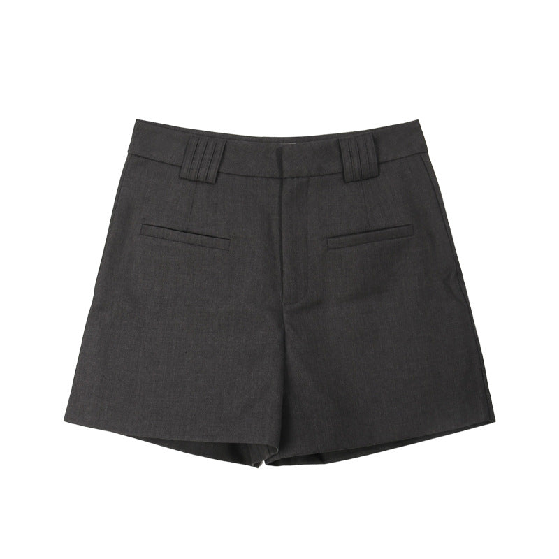 Dame Bermuda-shorts med sidelommer og smart snit Stilla
