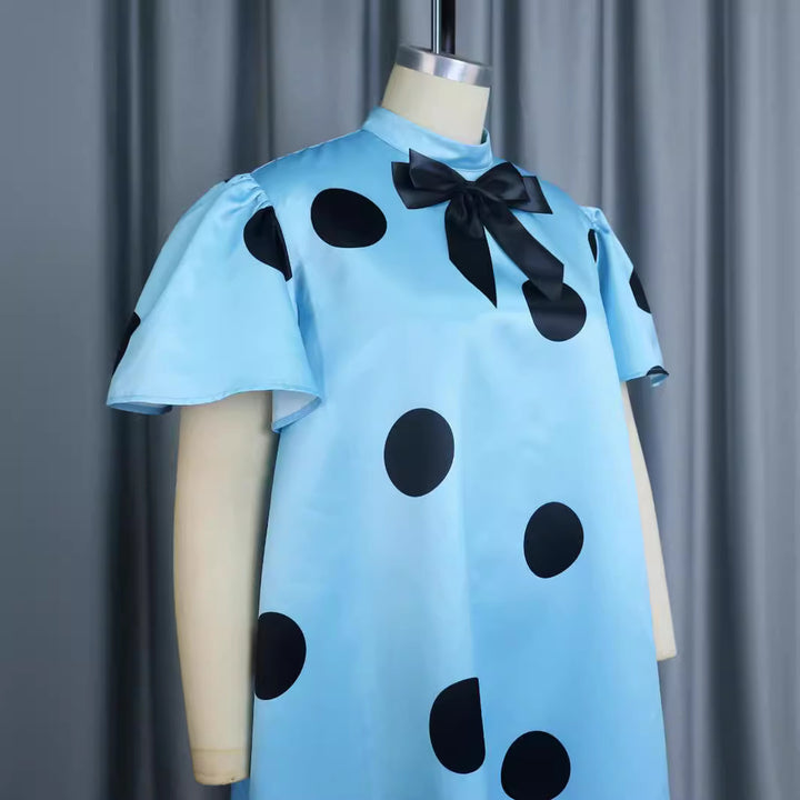 Dame Legende leg dress med smart sløjfedetalje Skovae