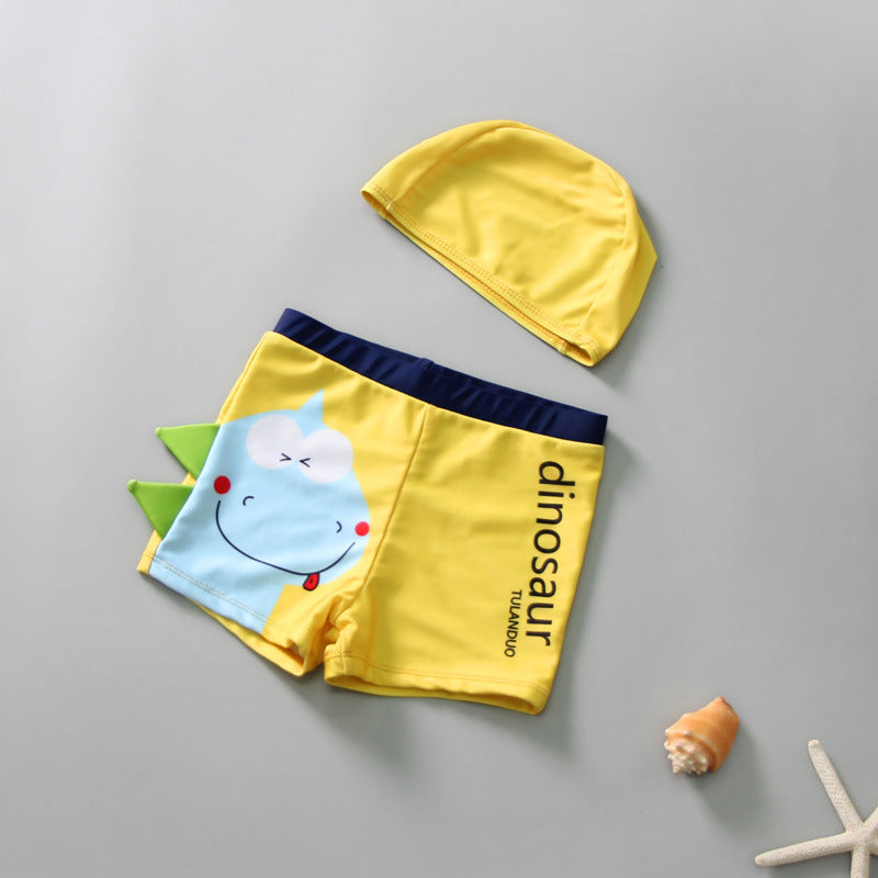 Drengernes svømmeshorts med dinosaurmotiv Skovae