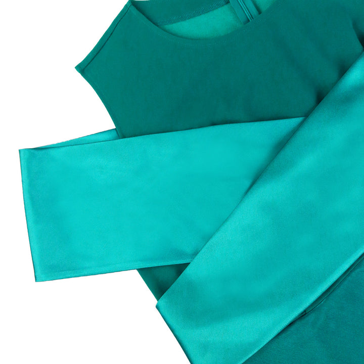 Dame Cocktailkjole med asymmetrisk overdel og draperingsdetalje Skovae