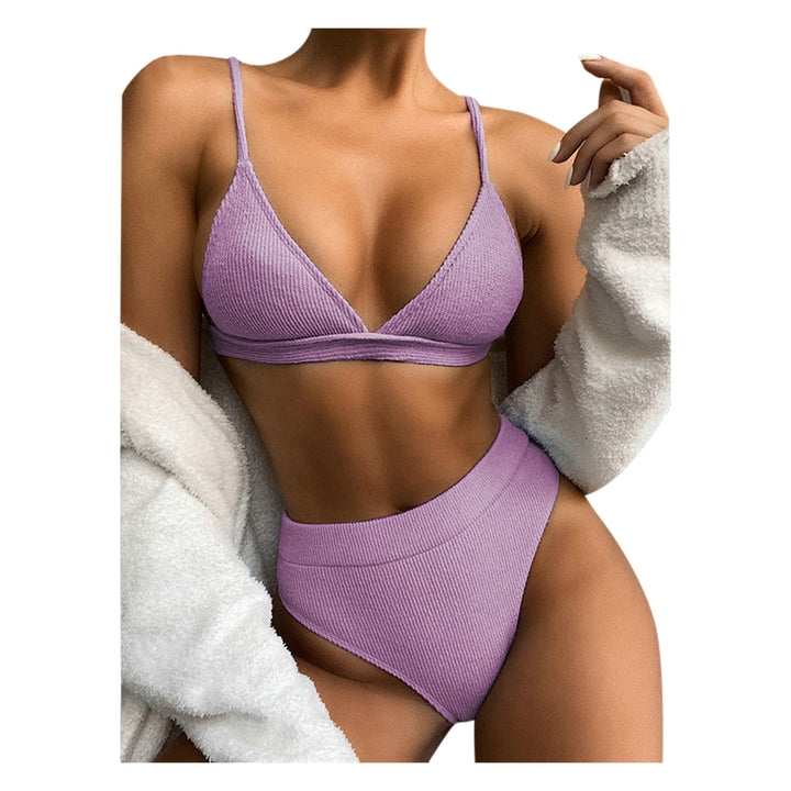 Dame Rip-High-Cut Bikini Set Stilla
