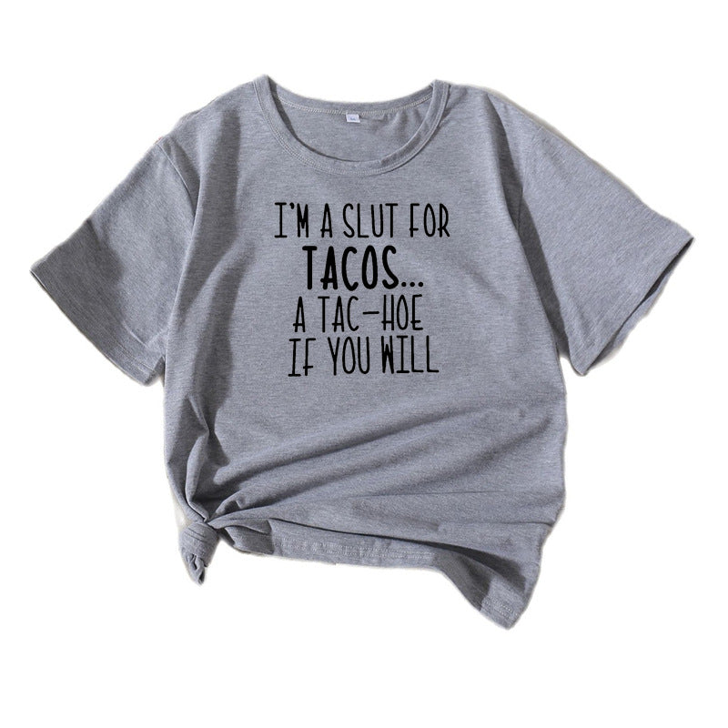 Dame Sjov Foodie Humor T-Shirt Stilla