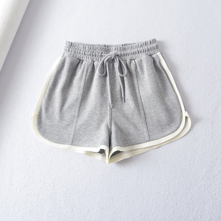 Dame Sporty Sweatshorts med elastisk talje og praktiske lommer Stilla