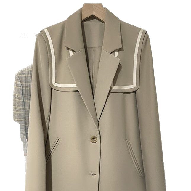 Kvinder Moderne Blazer med Kreative Detaljer Stilla