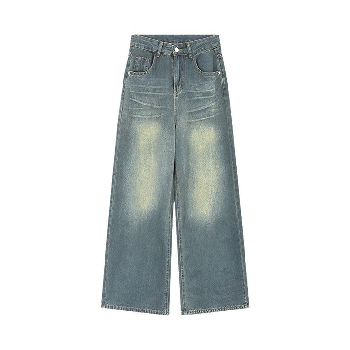 Kvinders Loose Fit Jeans med Vintage Effekter Stilla
