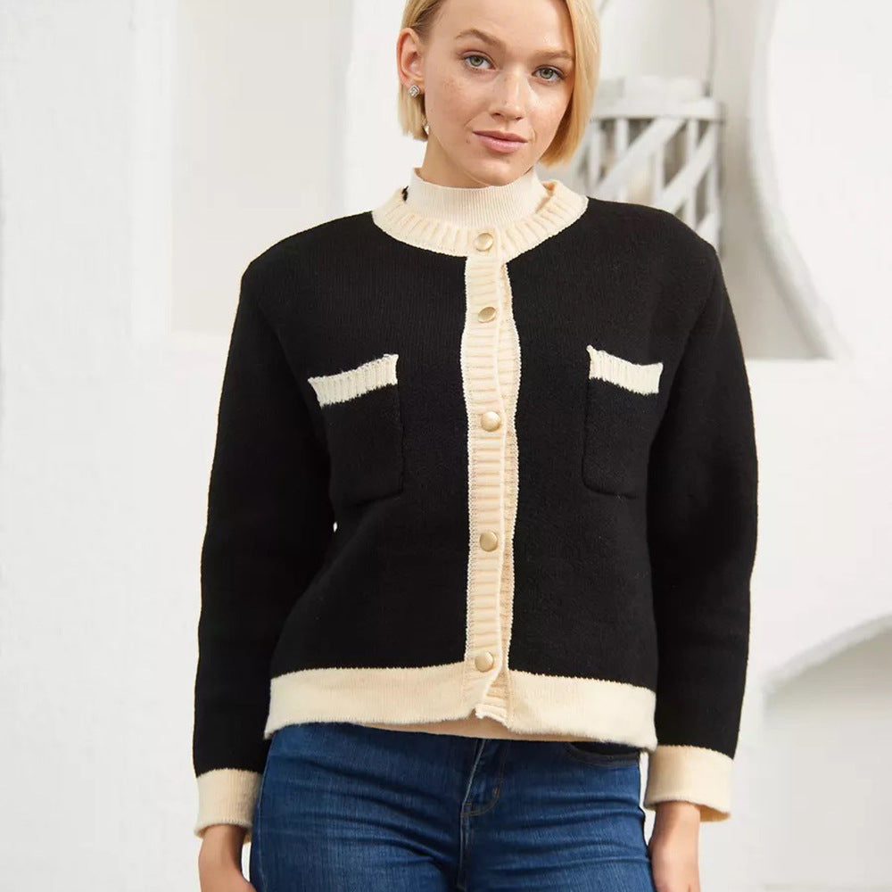 Femme Cozy Tekstureret Strik Knap-Cardigan Stilla