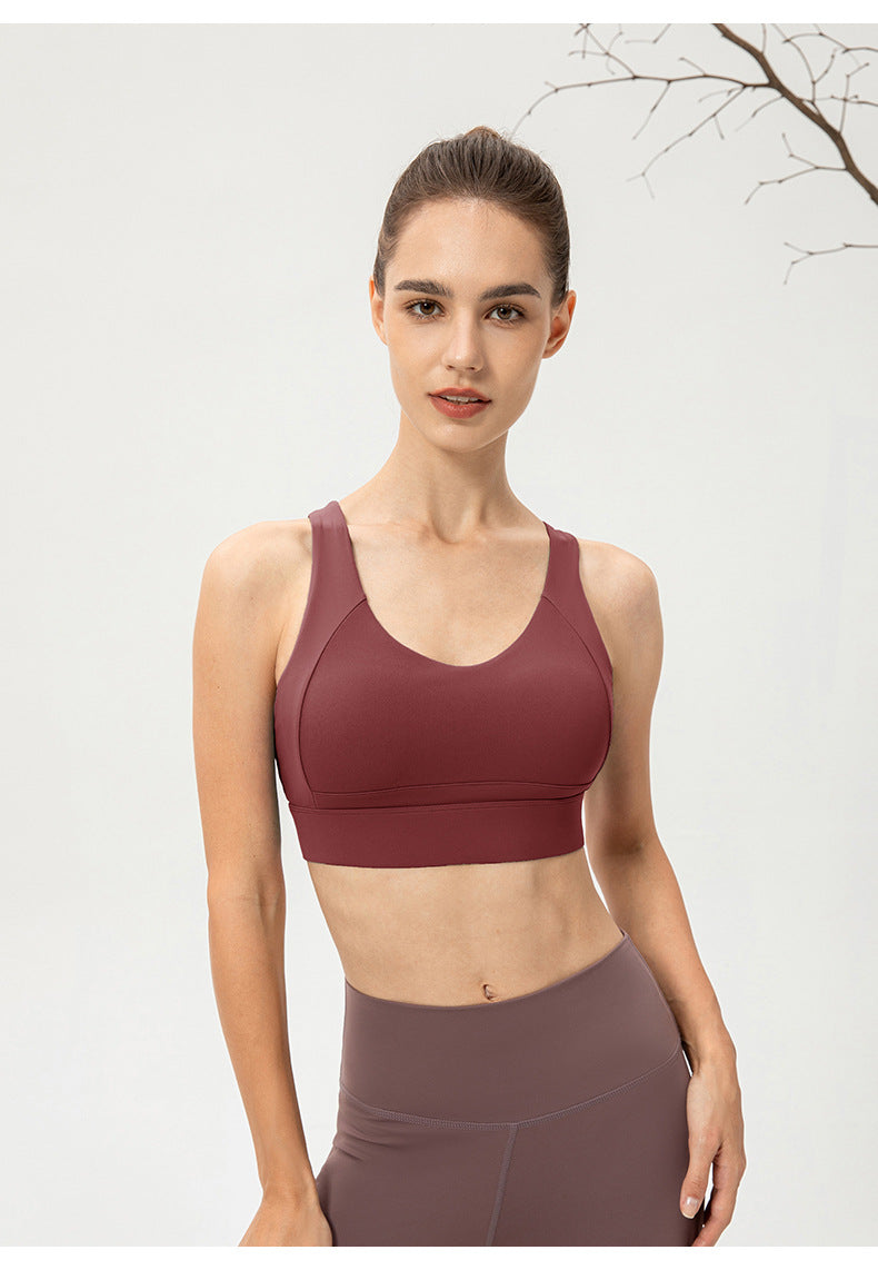 Stilla | Strength Integreret Kop Yoga Bh Fast Sportsvest Med Spænde Til Løb Og Fitness
