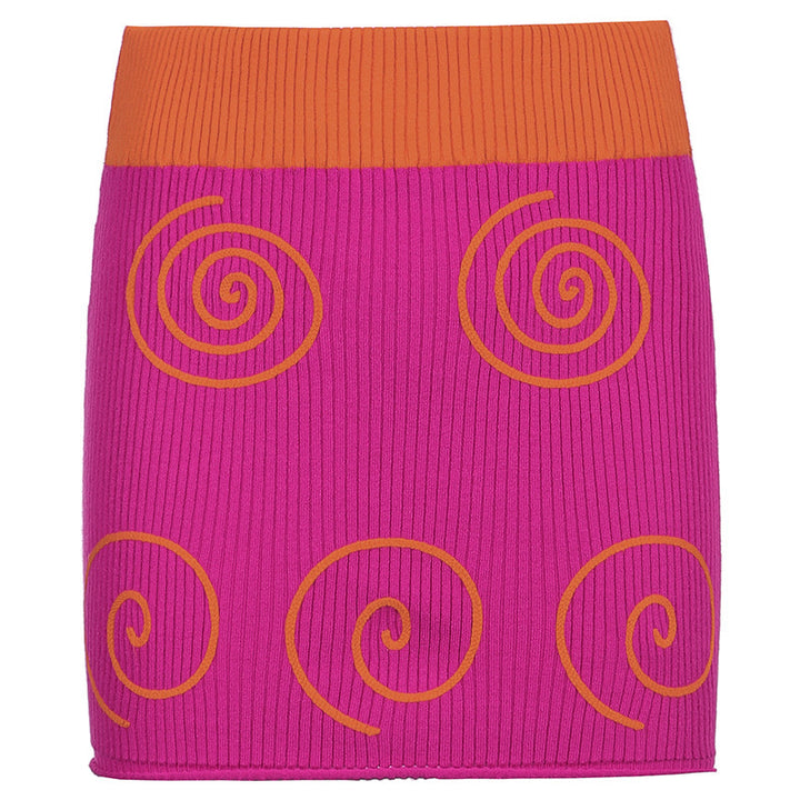 Dame Minikjoler med unikt spiral-design Skovae