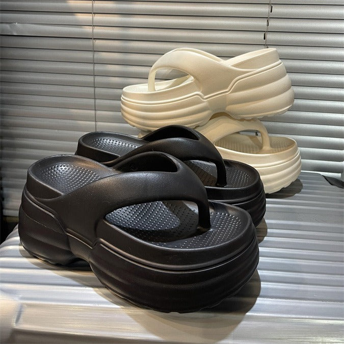 Dame komfortable og stilfulde flip-flops med ergonomisk fodseng og skridsikker sål Stilla