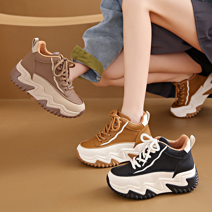 Dame Chunky Sneakers i moderne design med skridsikker profileret sål og innovativ støddæmpningsteknologi Stilla