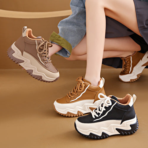 Dame Chunky Sneakers i moderne design med skridsikker profileret sål og innovativ støddæmpningsteknologi Stilla