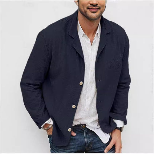 Herre elegant linnedjakke i casual-stil Stilla
