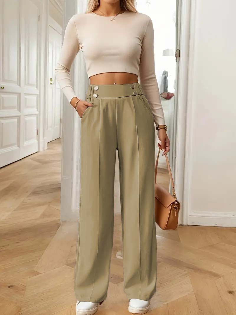 Dame elegant buks med pleats Stilla
