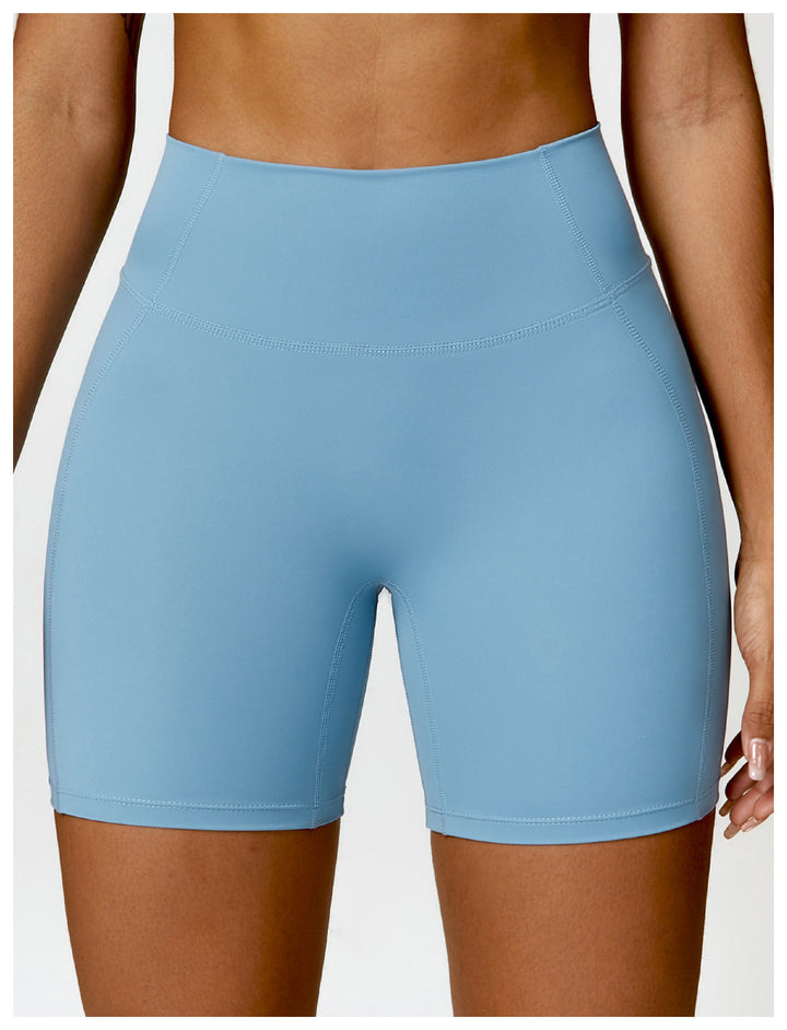 Stilla | Lifting Yoga Shorts Høj Talje Fitnessbukser Til Kvinder Åndbare Tætsiddende Sports Shorts