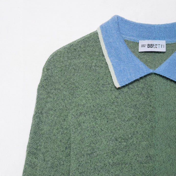 Kvinders Casual Langærmet Polo T-shirt med Klassisk Krave Struktur Stilla