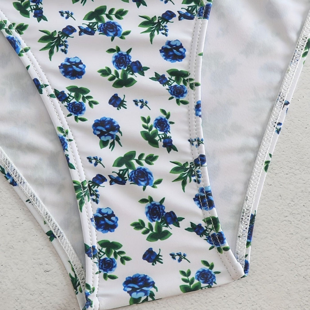 Dame triangelbikini med luksuriøse detaljer Skovae