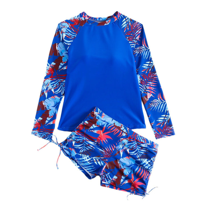 Dame UV-beskyttelses Rashguard med shorts Skovae
