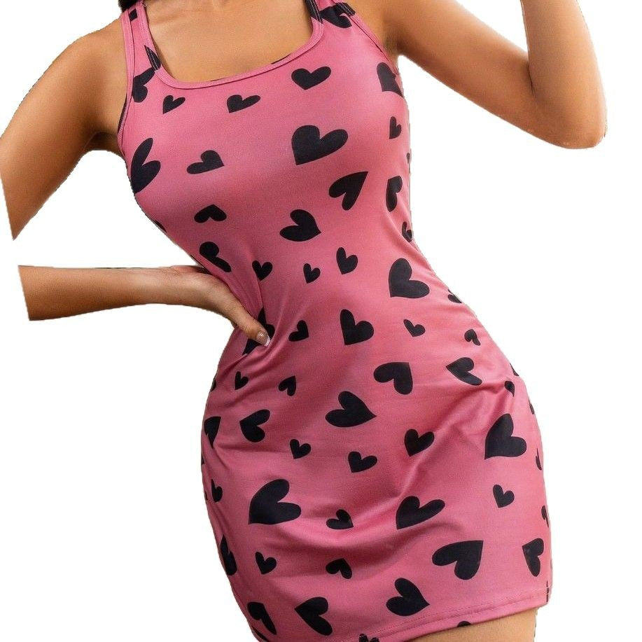 Femme Hjertetryk Bodycon Kjole Stilla