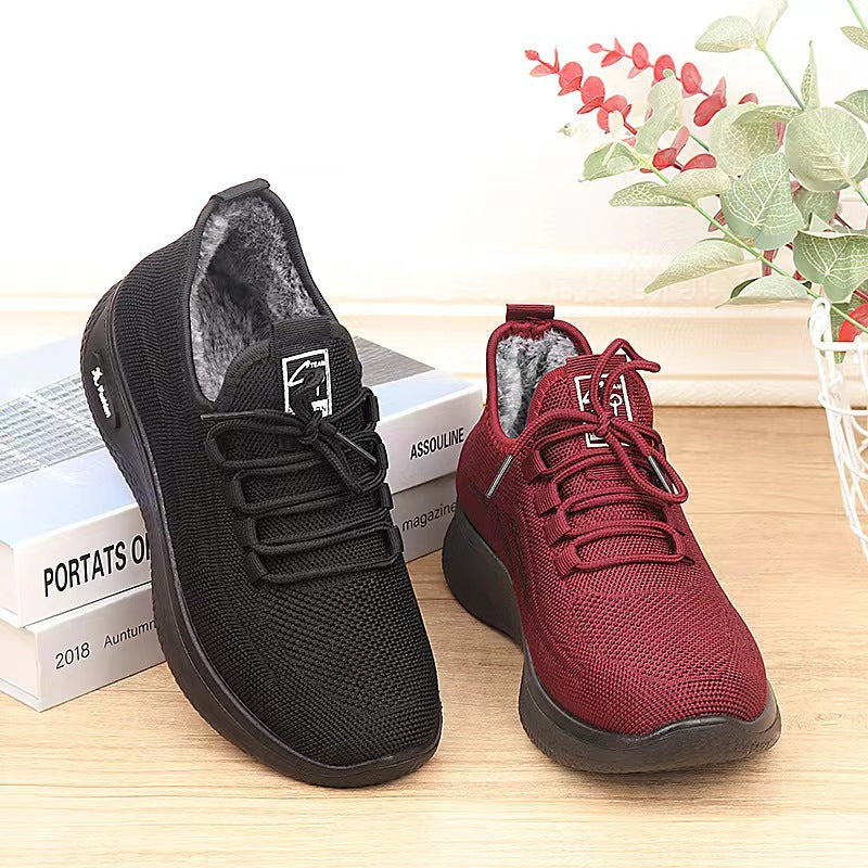 Dame Bekvemme og åndbare Sneakers med hyggeligt foder Stilla