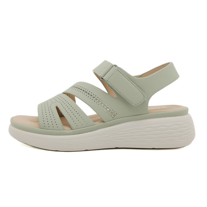Dame komfortable sandaler med justerbar velcro og åndbar sål Stilla