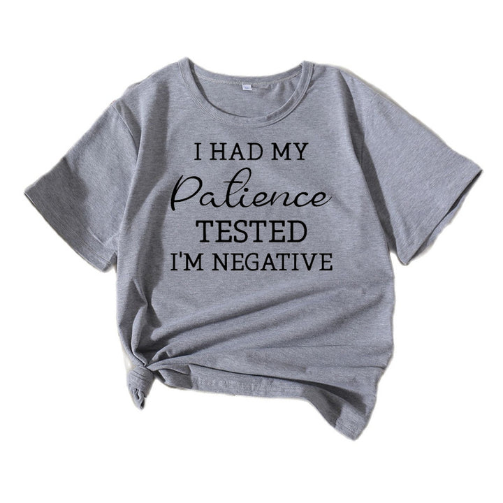 Dame Fritids Humor T-shirt Stilla 1751262452