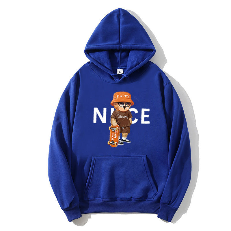 Kvinder hoodie med livligt tegneserie design Skovae