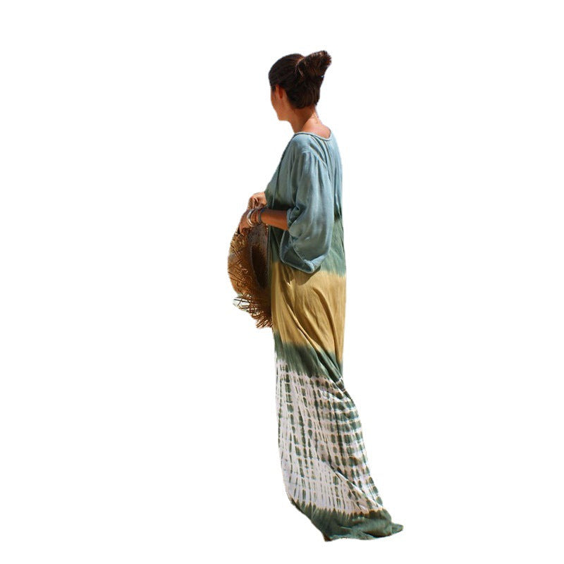 Dame Bohemian Maxi Kjole Stilla