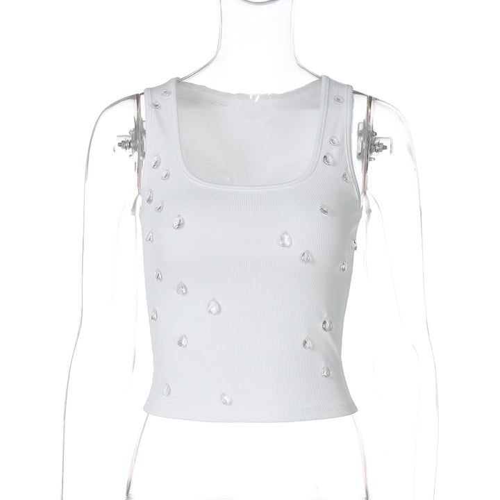 Dame Funktionsshirt med glimmerdetaljer Skovae