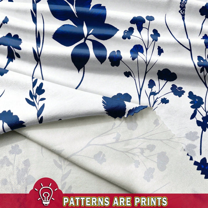 Dame blomsterprint kortærmet bluse Skovae