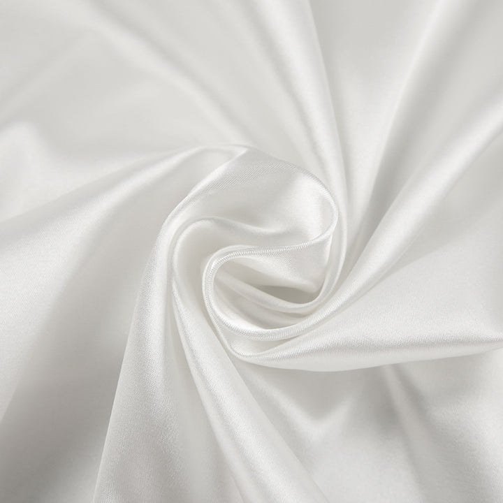 Dame Satin-Pyjama-Sæt med elegant sjalkrave og komfortabel pasform Stilla