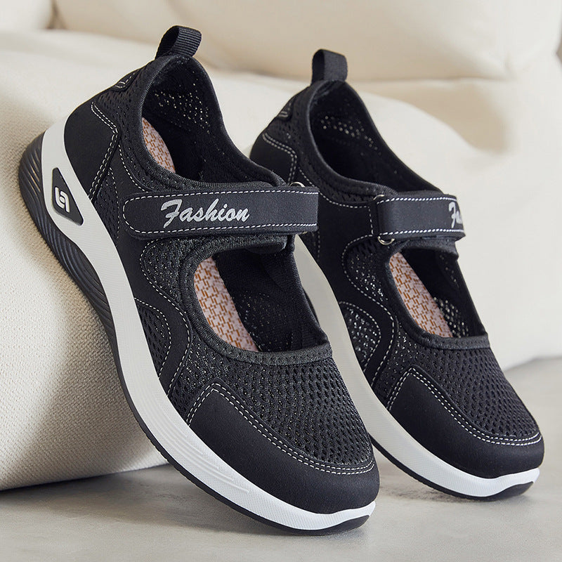 Femme Stilfuld Mesh Mary Jane Sneakers Stilla