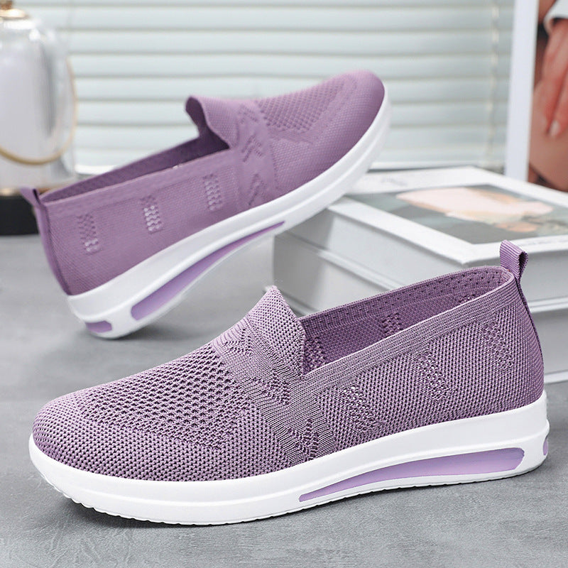 Femme Slip-On Åndbare Sneakers med Polstret Komfort Stilla
