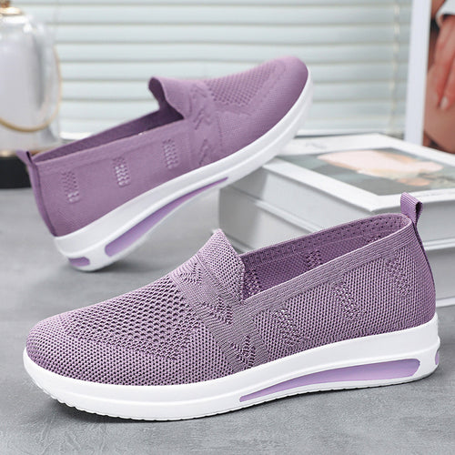 Femme Slip-On Åndbare Sneakers med Polstret Komfort Stilla