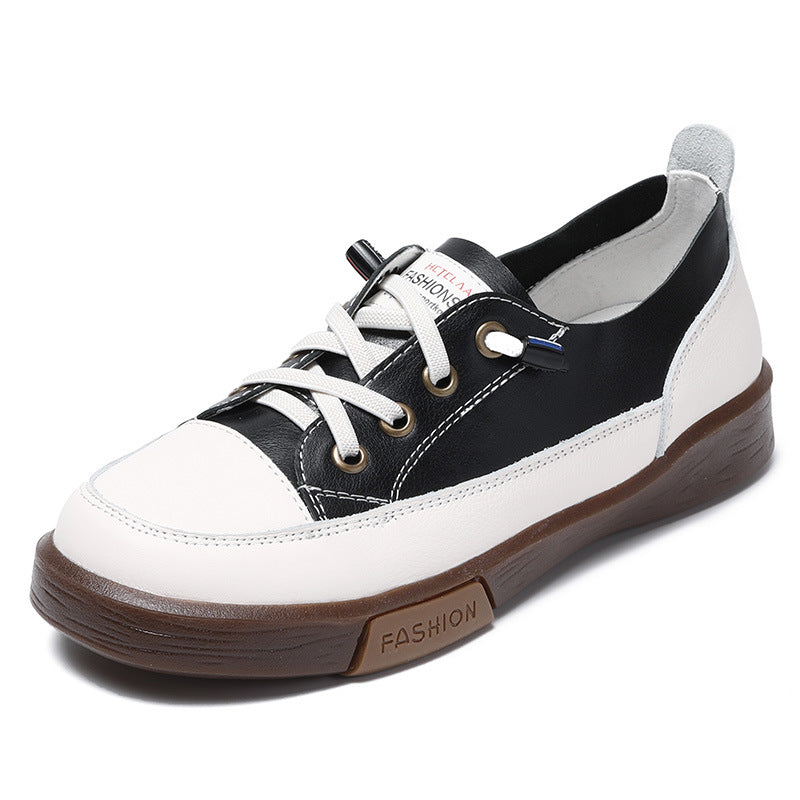 Dame fritidsmode sneakers med stilfuld snøredesign Stilla