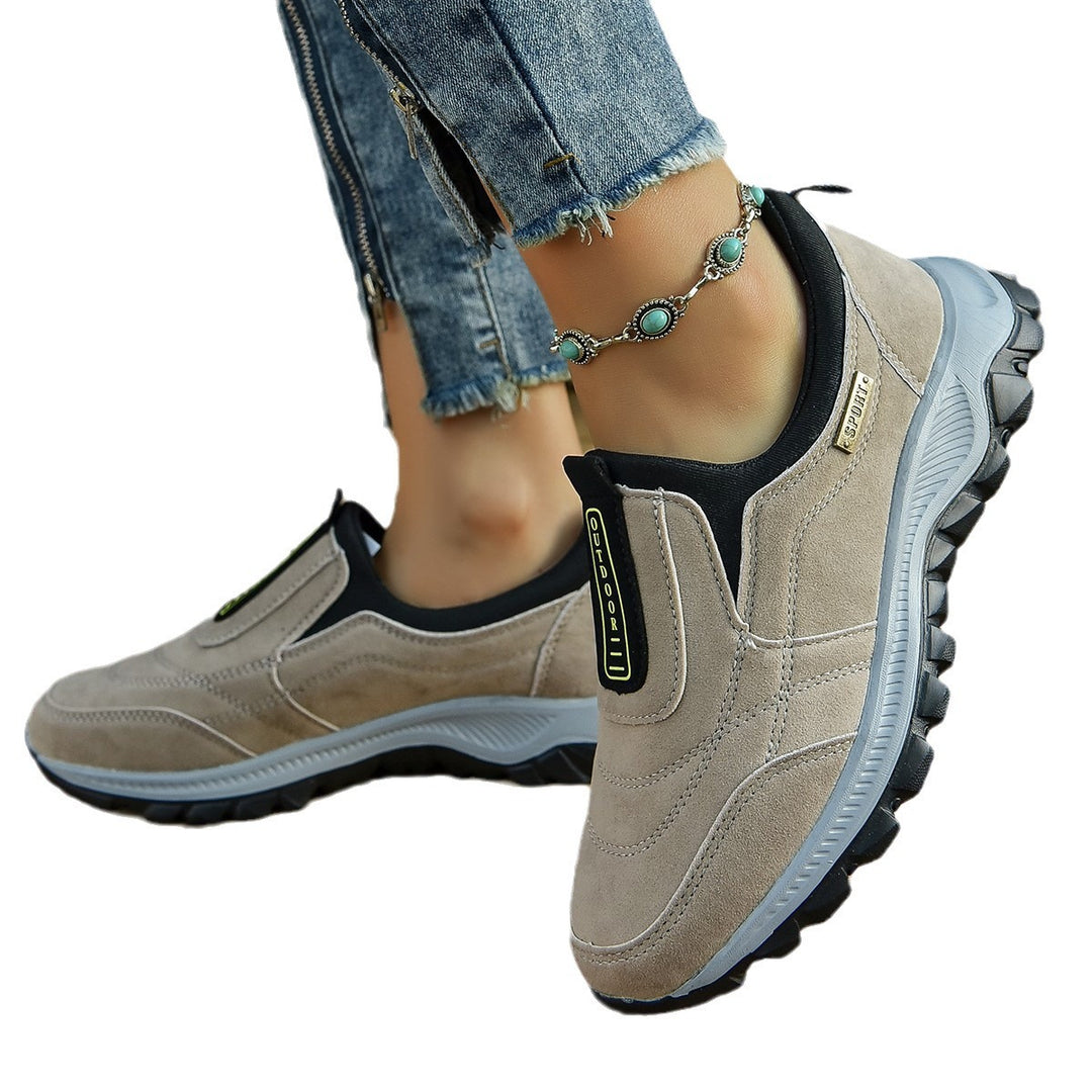 Dame Sporty Slip-On Sneakers med ergonomisk dæmpning Stilla