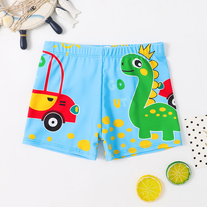 Drengernes bad shorts med maritimt motiv Skovae