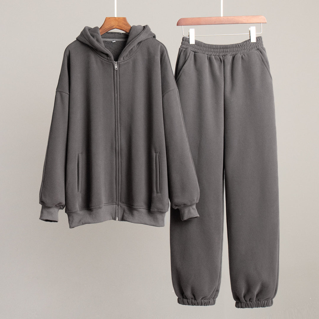 Kvindernes sporty hoodie og joggingbukser sæt Stilla