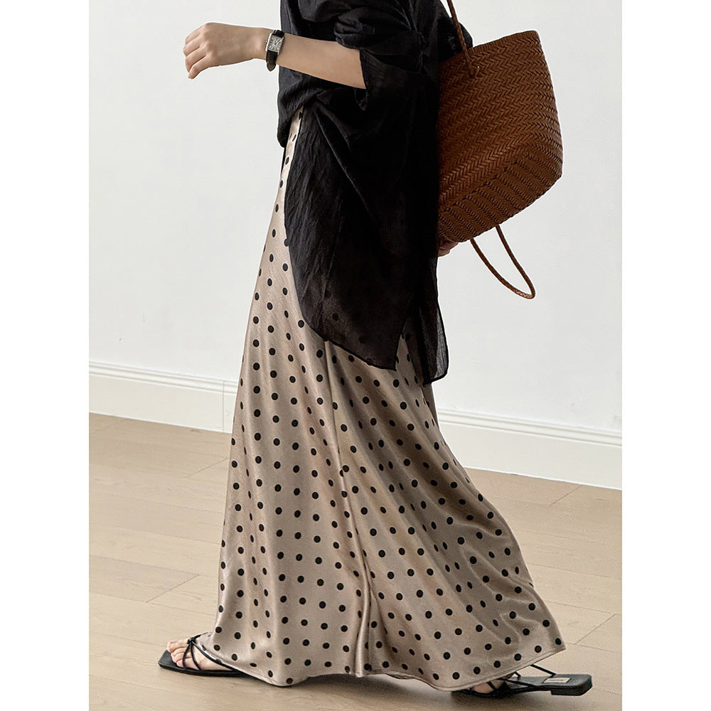 Dame Elegant skåret Polka-dot bukser Stilla