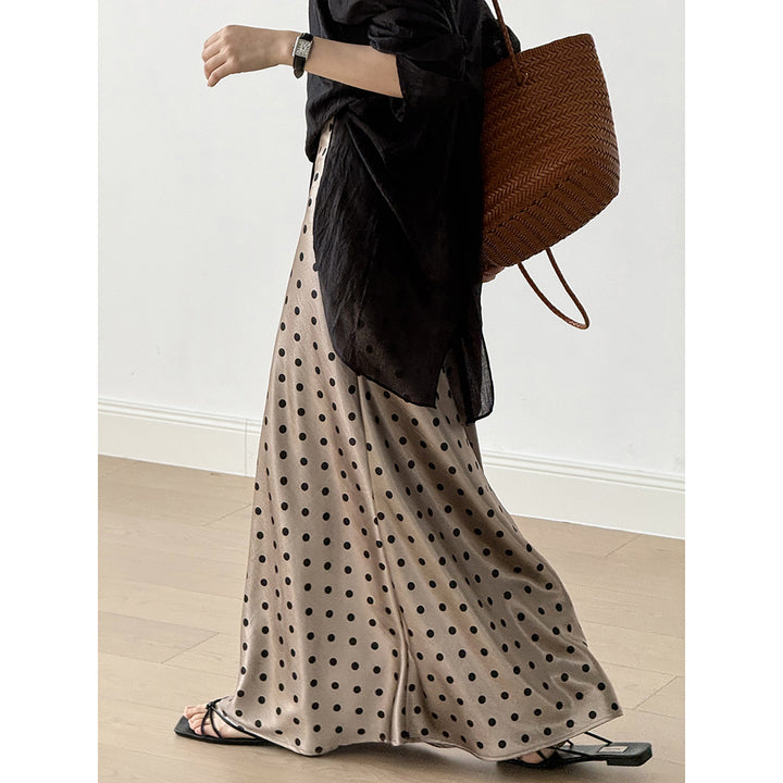 Dame Elegant skåret Polka-dot bukser Stilla