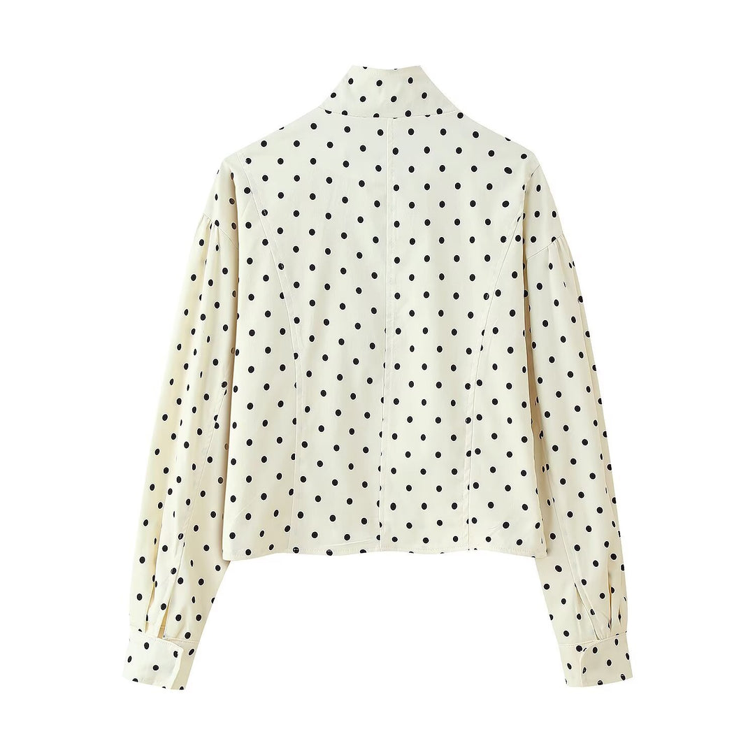 Dame trendy prikket Blousonjakke Stilla